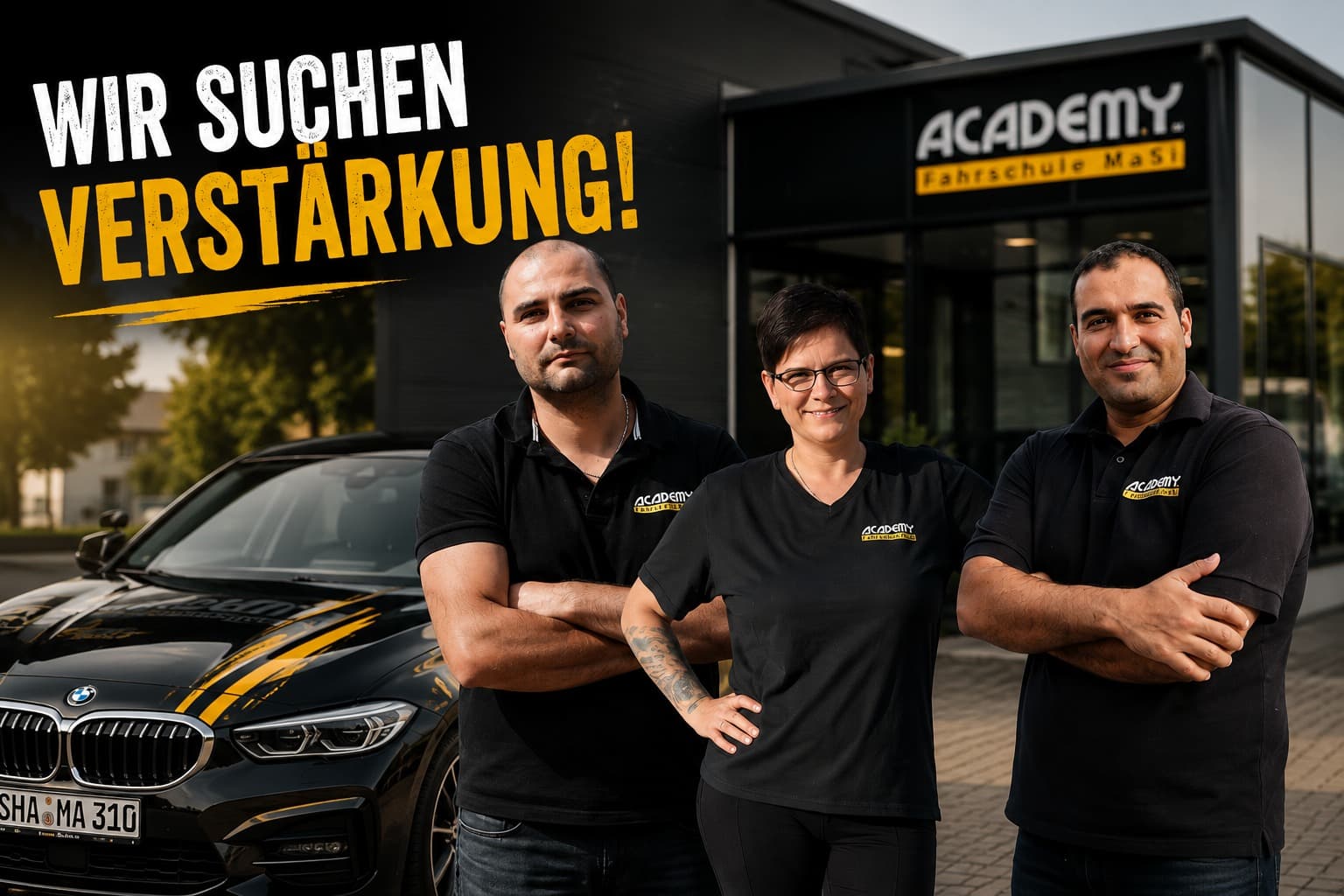 Wir suchen Persönlichkeit. Nicht irgendeinen Fahrlehrer.
